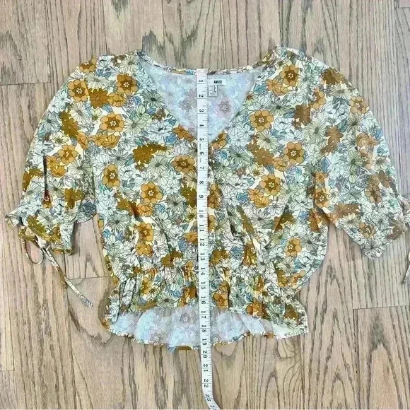 Amuse Society Women’s Daydream Woven Top Cava Size Small - Picture 12 of 16